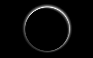 More Amazing Images of Pluto: Ice Flows and an Aura of Haze