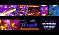 Mix of 6 videos from youtube : 8 explorers from geometry dash