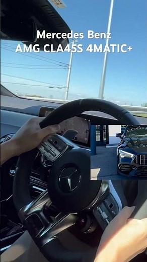 Mercedes-Benz AMG CLA45S 4MATIC+ highway test drive!