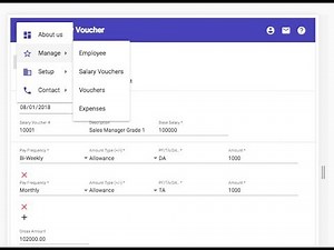 Angular Employee Payroll, Salary App Free download with Source Code