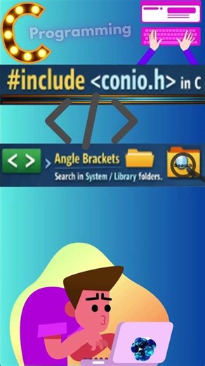 conio.h in c programming language#shorts #c#coding#viral#youtubeshorts #trending #learning#education