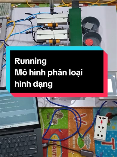 Chạy thử mô hình nào 🥰 #python #automation #siemens #codientu #PLC
