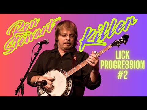 How to Play // Ron Stewart Lick Progression #2 // Banjo Lesson