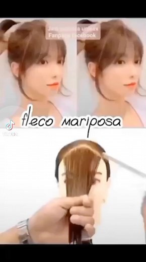 1.3M views · 21K reactions | Fleco,flequillo mariposa (donde dice 45 grados es 135) . . . . . #peluqueroslatinos #peluquerosargentinos #haircut #cortedepelo #cortedecabello #peluqueria #hair #tutorial #Tucumán #viral #flecos #flequillo #cortemariposa | Javitucumanoestilista2 | Facebook