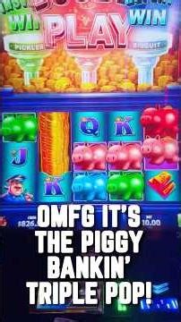 NO WAY! We got the TRIPLE POP BONUS on Piggy Bankin' Break in!