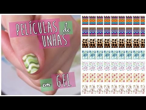 Como Fazer Películas de Unhas em Gel (+ 6 páginas de estampas para baixar)