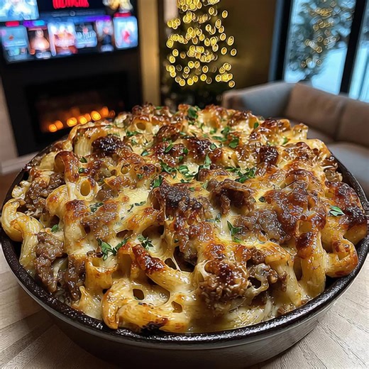 Classic Philly-Inspired Cheesesteak Pasta Ingredients Steak & Pasta: 500g Shell or Penne pasta 600g Ribeye or Top Sirloin, very thinly sliced against the grain 2 tbsp Olive oil 1 tsp Garlic powder 1 tsp Onion powder Salt and freshly cracked black pepper, to taste The Skillet Vegetables: 2 Large yellow onions, sliced into thin half-moons 2 Large green bell peppers, sliced into thin strips 200g Brown mushrooms, sliced 3 cloves Garlic, minced The Creamy Philly Sauce: 3 tbsp Butter 3 tbsp All-purpos