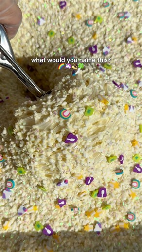 Momo Slimes Official on Instagram: "one of the new slimes releasing this sunday🌈 this one smells sooo good, just like marshmallow cereal😋 all the new slimes this week smell so delicious! can’t wait to share them with you guys