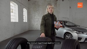 1K views | You can easily check your tyre thread depth at home. The minimum legal thread depth is 1.6mm. If you drive a thread under this level, you risk a fine, penalty points, and you also put your safety and the safety of others at risk. Look after your tyres. #RoadSafety #VisionZero | Road Safety Authority Ireland | Facebook