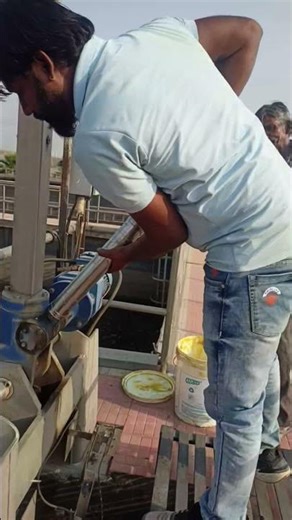 stp plant maintenance work #stp #work #ytshorts #mechanic