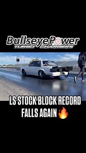 Bullseye Turbo racer John Capizzi is at it again — breaking the stock block LS record in his ’87 Mustang LX Slim Shady at US 131 Motorsports Park! 🏆🔥Note this engine is a stock block and is NOT sleeved. In unseasonably hot Michigan weather, John still cranked out two new personal bests, proving the strength and consistency of his Baker Engineering 328ci LC9 GM stock block and Bullseye NLX104 turbo combo. Highlights included a perfect .0000 light in Friday’s Street Car Takeover small tire class