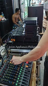 JOSON FULL SET UP PRICE: 122,000 JOSON AIRBUS 15 (mid-hi) JOSON J-XUB18 (sub) JOSON JUPITER MAX (for mid-hi) JOSON SUN A-8 (for sub) JOSON SPIDER 8 CH JOSON POWER SEQUENCE JOSON 234 CROSSOVER JOSON 231 EQUALIZER JOSON MT. MAYON WIRELESS MIC 10 RU AMPLIFIER RACK (w/mixer on top) FREE 4 SET 1 METER XLR CONNECTOR FREE 2 SET 10 METERS ROYAL CORD CABLE WITH SPEAKON #joson #minisoundsystem #proaudioequipment #completepackage #fbreels #fbreelsvideo #fypシ #fyp | Joson Appliances Philippines
