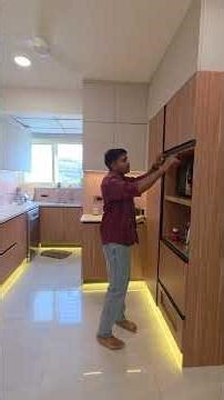 modular kitchen design project completed at myscape sanctuary hafeezpeth Hyderabad 9502539950