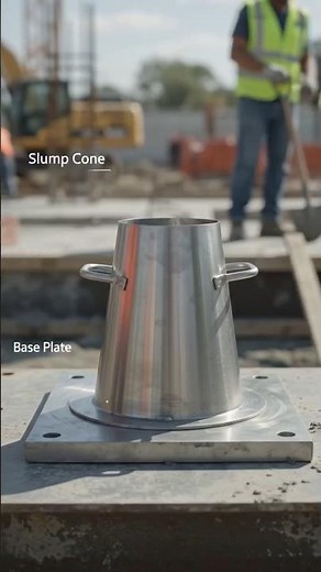 Concrete Slump Test Procedure #civil #civilengineering #engineering #construction