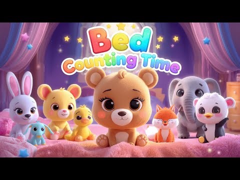 Bed counting Rhymes | kids rhymes & song