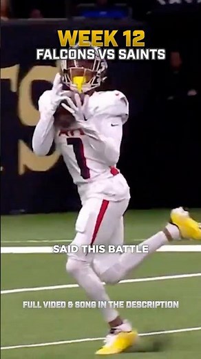 Falcons vs Saints Week 12 Highlights #nfl #shorts