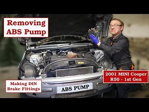 Removing ABS Control Module on a 2001 Mini One Cooper R50 R52 with Tritec Engine 🚗