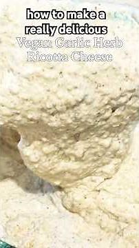 Cashew Ricotta That Actually Tastes Good #plantbased #cheese #hack