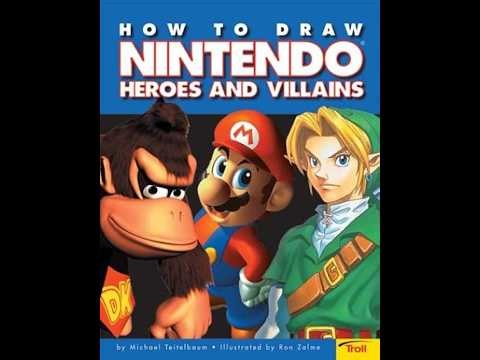 How to draw Nintendo Heroes and Villains-Paperback 1999 (Mario full body)