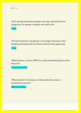 Laboratory Animal Science LAS Final Exam Version 3 Newest 2025 2026 With Complete 150 Questions And