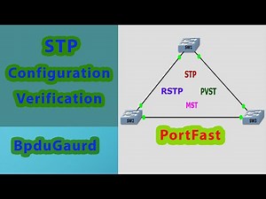 STP Configuration | STP Configuration and Troubleshooting | PortFast | BpduGaurd
