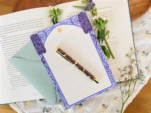Purple Flower Hyacinth A5 Notepad – Floral To-do List, 50 Tear-off Sheets - Etsy