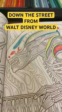 Down The Street WALT DISNEY WORLD Alien COLORFUL FUN! All That is Disney ENJOY!
