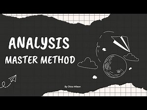 Master Method Part 1 (Algo Course)