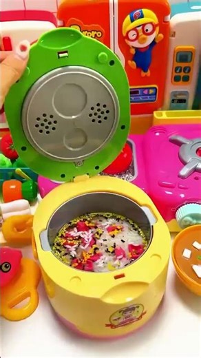 Mini Toy Kitchen Cooking | Tiny Food ASMR