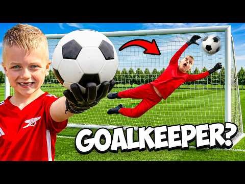DADDY...I WANT TO BE A GOALKEEPER!!