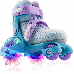 Suotu Rolschaatsen Verstelbaar - Lichtgevende wielen - Rolschaatsen Kinderen - Maat... | bol