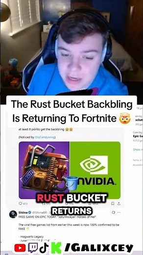 The Rust Bucket Backbling Is Returning To Fortnite 🤯
