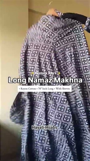 Order now on WhatsApp +91 7558411318 . Long Namaz Makhna / Prayer Dress for womens #namazmakhna