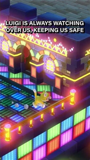 Did You Know About This Hidden Luigi In 3d World! #nintendo #mario #shorts