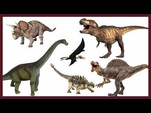 Dinosaur Names And Pictures - Learning Dinosaur Names For Toddlers - Dinosaur Names And Sounds