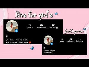20+ Bios Ideas for girls aesthetic 2025🥥🤍|| Bios for girls instagram |~ Bios ideas💡