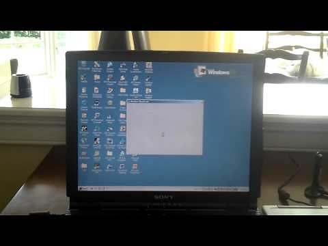 Windows ME Startup and Shutdown on Sony Vaio