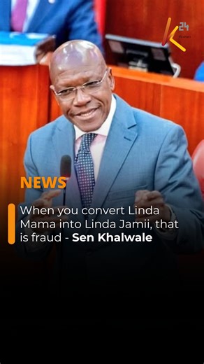 15K views · 408 reactions | When you convert Linda Mama into Linda Jamii, that is fraud - Sen Khalwale | K24 TV | Facebook