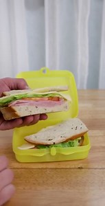 25K views · 257 reactions | How do you cut your sandwiches? 樂 Whether you cut them diagonally or straight down the middle, our ECO+ Sandwich Keepers are the perfect containers to keep your sandwiches fresh and smush-free! #tupperware #tupplife | Tupperware U.S. & Canada | Facebook