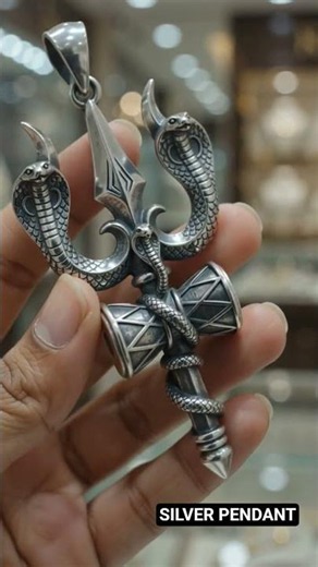 🔱 Stunning Silver Trishul Pendant | Lord Shiva Inspired Jewelry