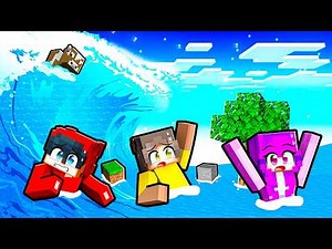 I Survived a MAX LEVEL TSUNAMI in Minecraft