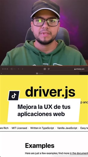 Descubre cómo mejorar la experiencia de usuario (UX) de forma sencilla utilizando Driver.js, una increíble librería de JavaScript que guía a tus usuarios paso a paso. 🚀 #DesarrolloWeb #Programación #JavaScript #UXDesign #DriverJS #WebDevelopment #FrontendDeveloper #Desarrolladores #TutorialesWeb #CodeTips