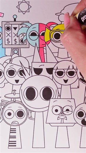 Incredibox Sprunki Retake OC New Coloring Pages🎨 | How to Color Incredibox Sprunki