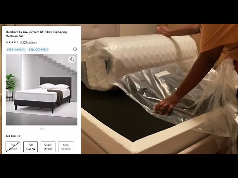 Walmart | Slumber 1 by Zinus Dream 10” Pillow Top Spring Mattress