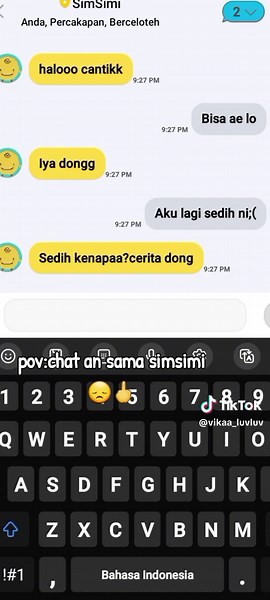 Main Simsimi Chat: Tips & Trik Simsimi Chat Sesat Brutal Parah
