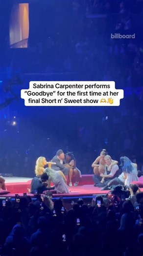 110K views · 1.2K reactions | No notes for the live debut of “Goodbye” at @sabrinacarpenter’s final Short n’ Sweet tour show  She performs her surprise Spin the Bottle song at night 6 in Los Angeles. | Billboard | Facebook