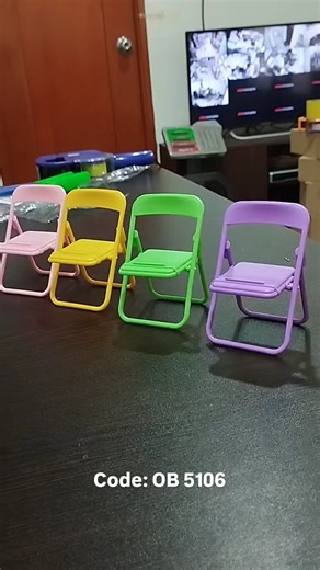 Online World BD on Instagram: "OB 5106 Miniature Chair & Phone Holder Material: Plastic Color: Pink| Green| Purple| Yellow Size: Tile size 12cm long, 6.5cm wide, unfolded size 10.5cm high, sitting height 5cm Device size supported: 4 - 8 inch Website link: https://onlineworldbd.com/.../OB-5106-Miniature-Chair-and... To order : message us m.me/onlineworld.bd ☎ 01793314871"
