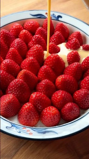 A Traditional French Dessert: Strawberry Clafoutis