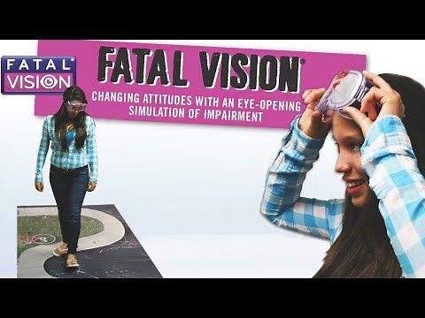 The Fatal Vision® Impairment Goggles - Drunk Driving Awareness