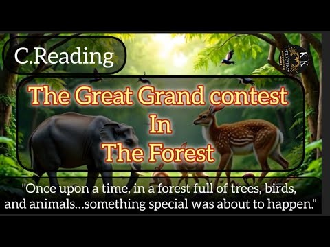 TS 6th Class English Lesson – C Reading | The Grand Contest in the Forest | Full Story Explanation